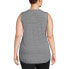 Plus Size Moisture Wicking UPF Sun Curved Hem Tunic Tank Top