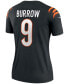 Фото #4 товара Women's Joe Burrow Black Cincinnati Bengals Legend Jersey