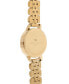 ფოტო #3 პროდუქტის Women's Gold-Tone Stainless Steel Bracelet Watch 30mm