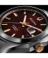 ფოტო #2 პროდუქტის Men's Automatic Surveyor Stainless Steel Bracelet Watch 39mm