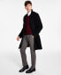 ფოტო #3 პროდუქტის Men's Addison Wool-Blend Trim Fit Overcoat