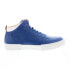 Фото #1 товара French Connection Dion FC7211H Mens Blue Leather Lifestyle Sneakers Shoes 9.5