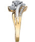 ფოტო #3 პროდუქტის Diamond Engagement Ring (5/8 ct. t.w.) in 14k Gold and White Gold