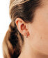 ფოტო #2 პროდუქტის Diamond Pavé & Bead Extra Small Hoop Earrings (1/6 ct. t.w.) in 14k Gold, 0.47"