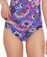 Фото #1 товара Juniors' Abstract-Print Hipster Bikini Bottoms, Created for Macy's