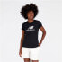 Фото #2 товара New Balance Essentials Stacked Logo CO BK T-shirt W WT31546BK