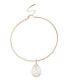 Фото #1 товара T Tahari women's Crystal and Rose Gold-Tone Collar with Pendant