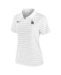 Women's White Los Angeles Dodgers Authentic Collection Victory Performance Polo Shirt