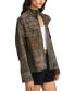 Women's Patchwork Camo Cropped Jacket