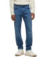 ფოტო #1 პროდუქტის Men's Mid-Blue Comfort-Stretch Regular-Fit Jeans