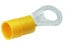 Фото #1 товара Разъем для кабеля Cimco 180008 - кольцевой - олово - прямой - желтый - 0.4 мм² - 0.1 мм²