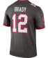 Фото #4 товара Men's Tom Brady Pewter Tampa Bay Buccaneers Alternate Legend Jersey