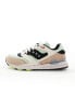 Saucony Originals Courageuos trainers in light green and tan