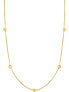 ANIA HAIE NAU001-07YG Gold Beaded Ladies Necklace Gold 14K, adjustable