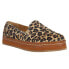 Фото #2 товара TOMS Palma Leather Wrap Leopard Slip On Womens Brown Flats Casual 10017316T