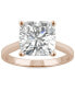 Кольцо Charles & Colvard Cushion Solitaire 6 - фото #10