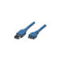 Фото #1 товара Techly ICOC-MUSB3-A-010 - 1 m - USB A - Micro-USB B - USB 3.2 Gen 1 (3.1 Gen 1) - 5000 Mbit/s - Blue