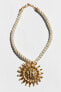 CORD SUN NECKLACE