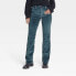 Фото #1 товара Women's High-Rise Vintage Corduroy Bootcut Jeans - Universal Thread Teal Blue 00