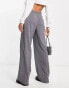 Фото #8 товара Only wide leg dad trouser in light grey