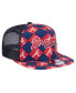 Men's Navy Atlanta Braves Seeing Diamonds A-Frame Trucker 9Fifty Snapback Hat