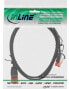 Фото #3 товара InLine Slim Patch cable - U/UTP - Cat.6 - black - 0.3m
