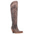 Фото #4 товара Dan Post Boots Kommotion Embroidery Snip Toe Cowboy Womens Brown Casual Boots D