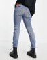 Фото #4 товара River Island Carrie mom high waisted jeans in medium blue