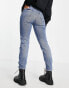 Женские джинсы River Island Carrie Mom-Jeans in Mittelblau mit hohem Bund DENIM - MEDIUM, US4 L30 - фото #4