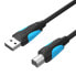 Фото #1 товара USB-кабель Vention VAS-A16-B300 Чёрный 3 m (1 штук)