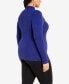 Фото #3 товара Plus Size Sina High Neck Sweater