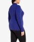 Фото #3 товара Plus Size Sina High Neck Sweater