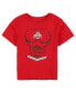 Toddler Boys and Girls Scarlet Ohio State Buckeyes Super Hero T-shirt