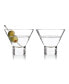 Фото #2 товара Heavy Base Crystal Martini Glasses, Set of 2, 7.5 Oz