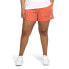 Puma Hf High Waist Shorts Plus Womens Orange Casual Athletic Bottoms 672180-26