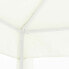 Gazebo 140 Steel 100 % polyester 3 x 3 m White