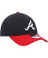 Фото #3 товара Men's Navy, Red Atlanta Braves Replica Core Classic 9TWENTY Adjustable Hat