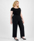 ფოტო #4 პროდუქტის Plus Size Modern Dress Pants