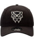 Фото #3 товара Men's Black Black Panther Classic Logo 9TWENTY Adjustable Hat