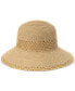 Фото #1 товара Women's Open Inset Band Straw Cloche Hat