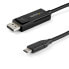 Фото #2 товара StarTech.com 3ft (1m) USB C to DisplayPort 1.4 Cable 8K 60Hz/4K - Bidirectional DP to USB-C or USB-C to DP Reversible Video Adapter Cable -HBR3/HDR/DSC - USB Type-C/TB3 Monitor Cable - 1 m - USB Type-C - DisplayPort - Male - Male - Straight
