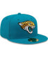 Фото #1 товара Men's Teal Jacksonville Jaguars Omaha 59FIFTY Fitted Hat