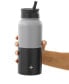 Фото #4 товара Water Bottle with Flip Lid, Sport Straw Lid, 32 oz