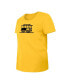 Women's Gold Golden State Warriors 2023/24 City Edition T-shirt