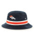 Фото #2 товара Men's '47 Navy Denver Broncos Striped Bucket Hat