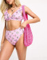 Nobody's Child bikini bottom in lilac floral