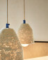 Фото #1 товара Conical seagrass ceiling lamp