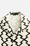 GEOMETRIC PRINT OVERSHIRT