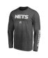 ფოტო #5 პროდუქტის Men's Black, Heather Charcoal Brooklyn Nets T-shirt Combo Set