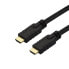 StarTech.com 50ft (15m) HDMI 2.0 Cable - 4K 60Hz Active HDMI Cable - CL2 Rated for In Wall Installation - Long Durable High Speed UHD HDMI Cable - HDR - 18Gbps - Male to Male Cord - Black - 15 m - HDMI Type A (Standard) - HDMI Type A (Standard) - 3D - Black